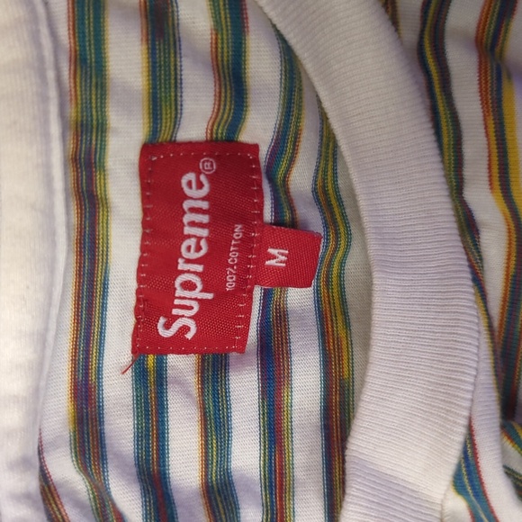 Supreme New York - Striped T-Shirt - Picture 5 of 7